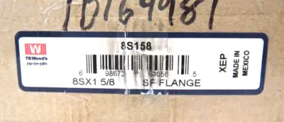 NEW TB WOODS 8S158 SF FLANGE