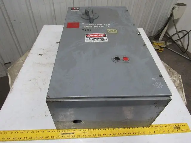 Cutler Hammer AC Magnetic Motor Controller Starter Combination 100Hp 200A 600V