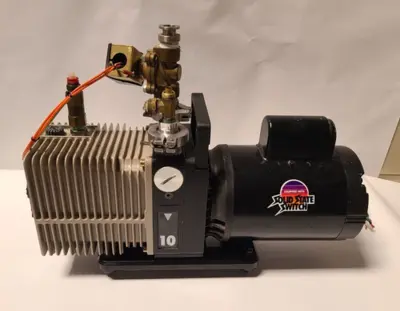 Varian Alcatel Adixen Type 2010 Vacuum Pump Franklin Electric 1101006418 Motor