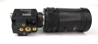 Keyence CV-035M Digital Double-speed Black-and-white Camera CCD with Kowa Lens