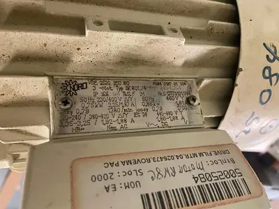 Used NORD SK02-80-L/4-TW Industrial Controls | Surplus Asset Holdings #1220334