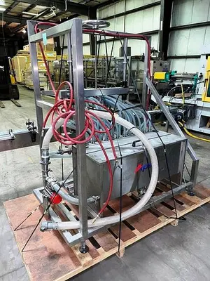 USED APEX FILLING SYSTEMS POF-12 12 SPOUT PRESSURE LIQUID FILLER