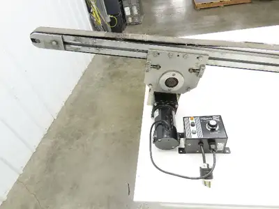 MK North America 50mm x 1750mm Belt Conveyor 115V Variable Speed  *Bad Belt*
