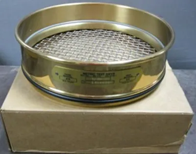 QTY. 1. METRIC 8 INCH TEST SIEVE, NO: 7.1 MM, SERI...