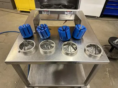 USED 2016 TS DESIGNS INC. DUAL APPLE WEDGER CUTTER