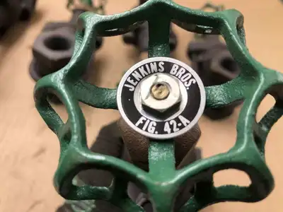 Jenkins 42-A 1″ Cast Iron Gate Valve w/ Brass Disc 150/225PSI -NIB of 6