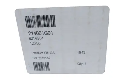 NEW ASCO 8214G61 SHUTOFF VALVE 120/60