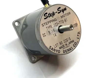 Used Sanyo Denki Step-Syn Bipolar Stepping Motor 1.8° Step 5.1VDC Motors (misc) Michigan US | Maverick Industrial Sales #1395637