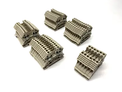 USED WEIDMÜLLER FEED-THROUGH TERMINAL BLOCK WDU 4 LOT OF 46