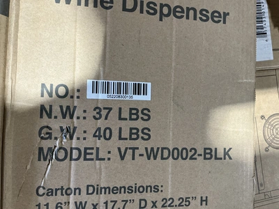 Used VINOTEMP VT-WD002-BLK Refrigerators Michigan US | Miedema Asset Management Group #1487776