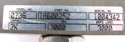 NEW METLER TOLEDO 09783302 WEIGH MODULE TA600252 0978 0736