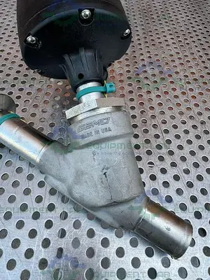 USED GEMU 554/25/D55345-1-1-C004 PNEUMATIC ANGLE SEAT VALVE