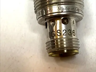 USED IFM INDUCTIVE SENSOR, PNP, NORMALLY OPEN, 8MM RANGE, IGB3008BBPKG/US-