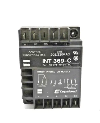 USED COPELAND 071-0464-00 MOTOR PROTECTOR MODULE 071046400