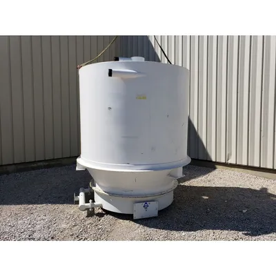 Used 175 cu/ft KISE Air Pad Bin Bottom Receiving Hopper with Fluidizing Bottom