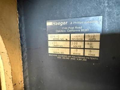 USED HAEGER HP6-C