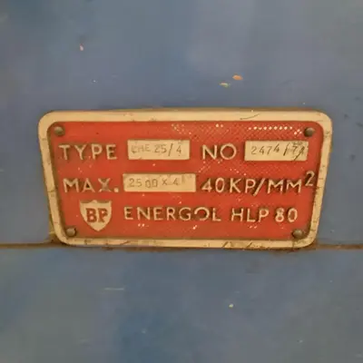 Used 1974 Sandfeld Hoan 25/4 Sheet Metal Shears Washington US | [EZ] EZ Systems #1281241