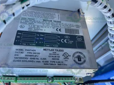 USED WIEGMANN N4363008 ENCLOSURE W/ FUJI ELECTRIC PHL11B12-E1, METTLER TOLEDO PANTHER