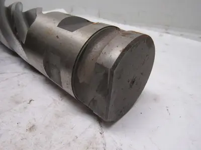 Quinco 2-1/2" 6 Flute Spiral End Mill 2-1/2" Combo Shank 6-1/2" Cut