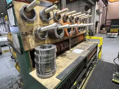 60" x 7.00" x 40,000# Stamco Slitting Line