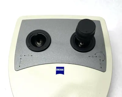 USED ZEISS DUAL-JOYSTICK X-Y-Z SPECIMEN STAGE CONTROLLER FOR ELECTRONIC MICR