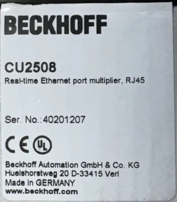 Beckhoff CU2508 PLC Ethernet & Communication | ESS Industrial Equipment Sales (3)