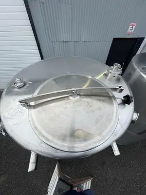 (2) Available - Used BCast 2000L (Approx 550 Gal) single wall closed top Storage tanks