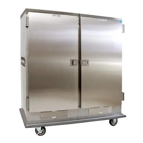 Cres Cor CCB150 Heated Banquet Cart - (150) Plate Capacity, Stainless, 120v