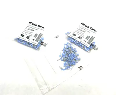 New | in-Stock Altech Insulated Crimp Ferrule 24AWG/0.25sqmm 100-PACK, LOT OF 3 Electrical Fittings Michigan US | Maverick Industrial Sales #1390896