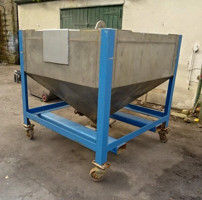 1.19 Cu.M. S/S Portable Hopper