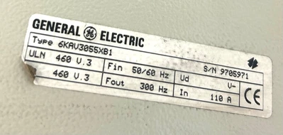 USED GENERAL ELECTRIC 6KAV3055XB1