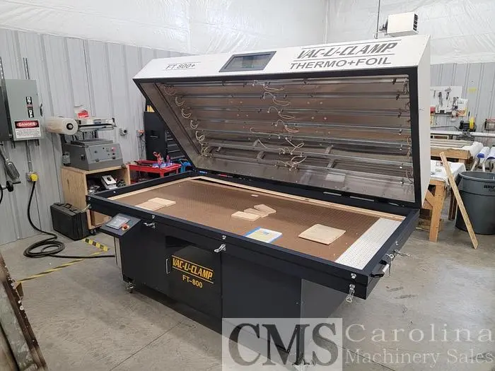 Used 2018 VAC-U-CLAMP FT800+ THERMOFOIL PRESS Miscellaneous Woodworking Equipment | CAROLINA MACHINERY SALES #422347