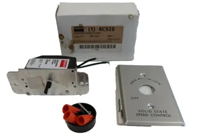 NEW DAYTON 4C928 ADJUSTABLE SPEED CONTROL 120V 50/60HZ 3AMPS