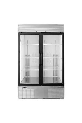 181-0006 Habco SE46HCSXG Stainless Steel Glass Door Self-Contained Cooler