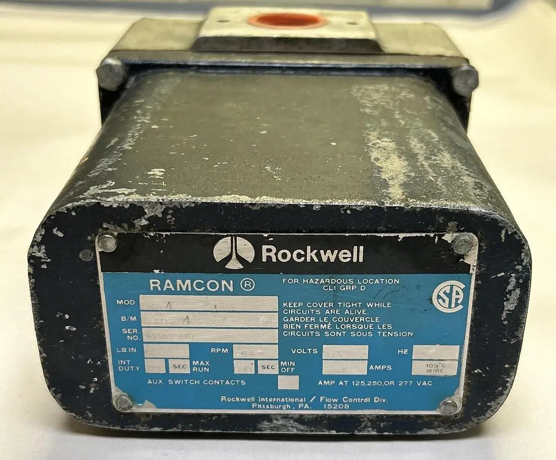 Used RAMCON 25CR-4 Rotary Actuators Ohio US | Surplus Asset Holdings #1247172