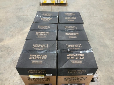 Used LOT OF (6) HANDCRAFT SUPPLIES WINEMAKING STARTER KITS Brewing Equipment Michigan US | Miedema Asset Management Group #1580127