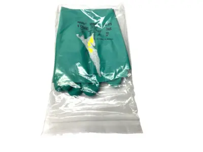 USED ANSELL ALPHATEC SOLVEX CHEMICAL RESISTANT NITRILE GLOVES LARGE LOT OF 11