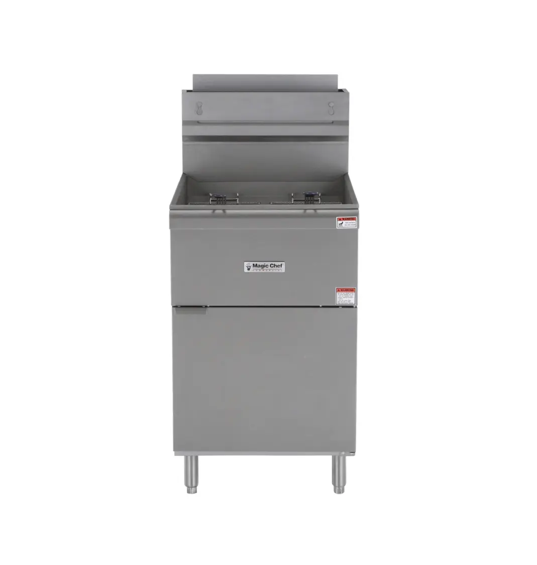 Magic Chef 52 QT. STAINLESS STEEL COMMERCIAL PROPANE GAS FRYER