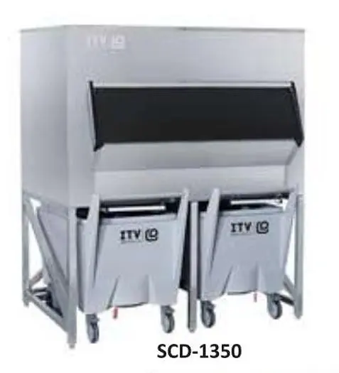 SCD 1350 - ICE STORAGE BIN WITH CARTS
