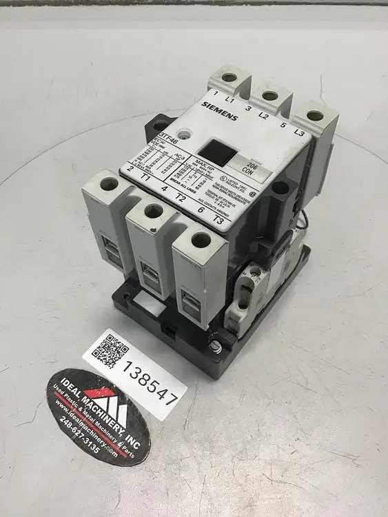 Used SIEMENS 3TF48 PLC Contactors Michigan US | Ideal Machinery #690538