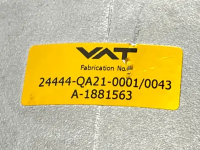 24444-QA21-0001/0043 | VAT Valves  Vacuum Valve A-1881563 - Used