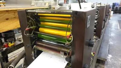 1992 DIDDE Glaser ML (8) Color Web Offset Press – 20.5” Web Width Variable Repeat Direct Mail Narrow Web Offset Press | Machinery Solutions Group, Inc. (8)