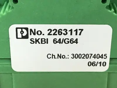 USED PHOENIX CONTACT SKBI64/G64