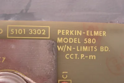 PERKIN ELMER 5101-3302 MODEL 580 W/N ENCORDER LIMITS BD