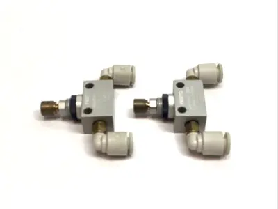 Used Festo Throttle Valve 0-10bar 0-145psi LOT OF 2 Pump & Valve Parts Michigan US | Maverick Industrial Sales #1392319