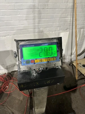FAIRBANKS 1,000LBS. PORTABLE DIGITAL SCALE