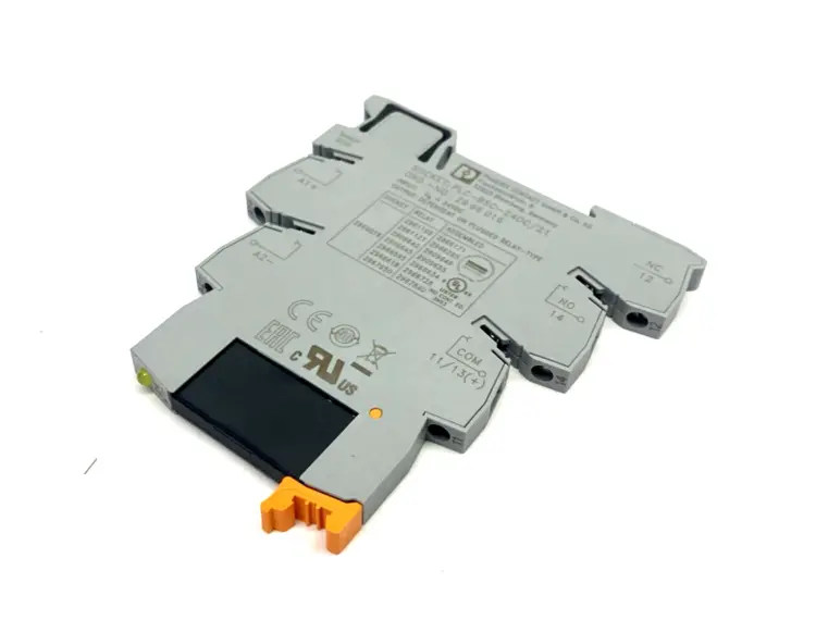 Used PHOENIX CONTACT PLC-BSC-24DC/21 SOLID STATE RELAY MODULE 2966016 PLC Input & Output Michigan US | Maverick Industrial Sales #1089945