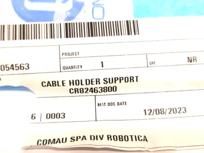 CR82463800,1000544076 | Comau CR82463800 Cable Holder Support/Bracket 1000544076 - New Other