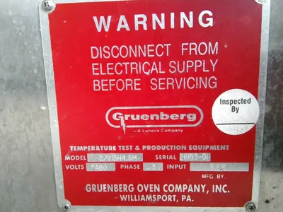 Used GRUENBERG _UNKNOWN_ Dryers West Virginia US | Cooper Industries #1408890