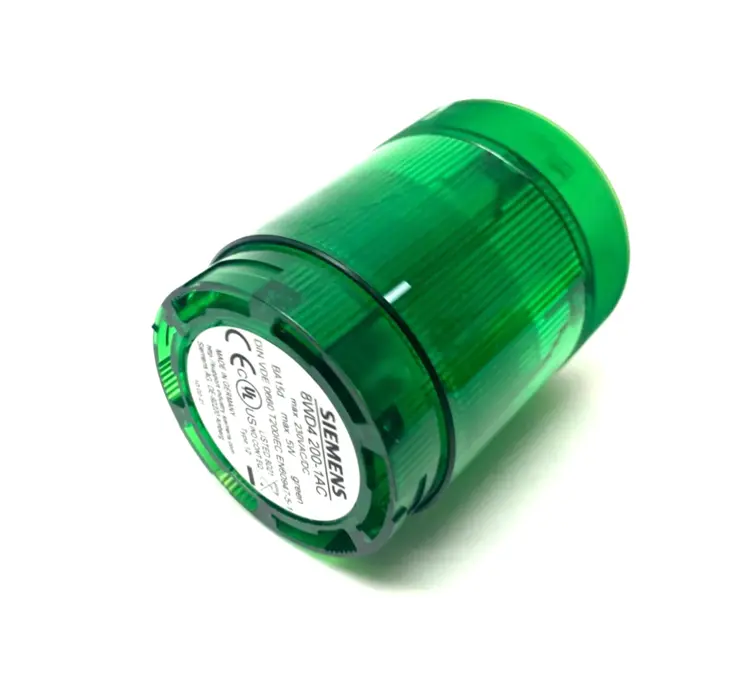 Used SIEMENS 50MM STEADY STACK LIGHT ELEMENT GREEN 12-230V AC/DC Lighting | Maverick Industrial Sales #1111100